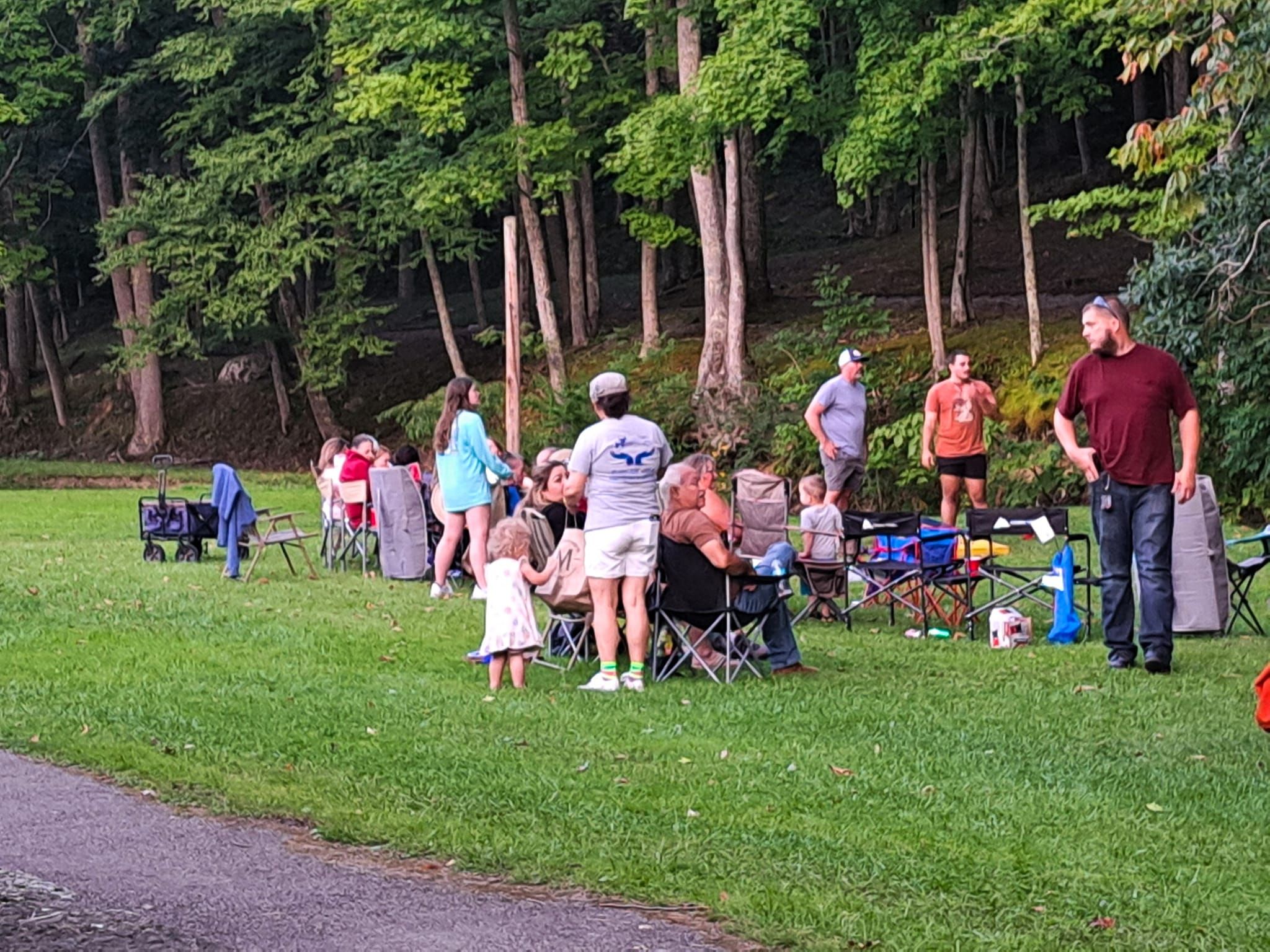 Families and children enjoying seasonal community celebrations